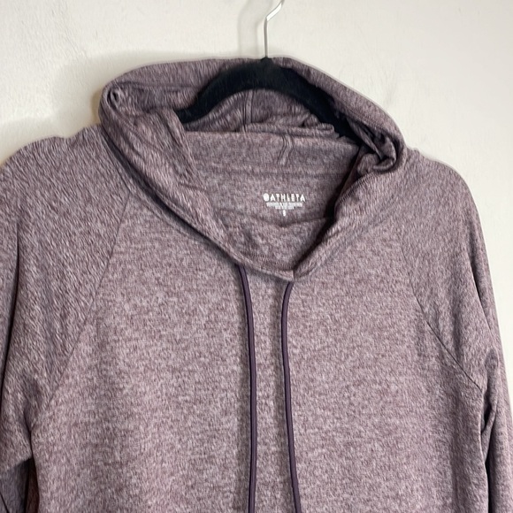 Athleta | Women’s Uptempo Hoodie‎ Purple Heather Color Size Small - Picture 3 of 9